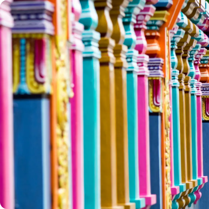 Arquitectura colorida — acompañamiento en consultoría DEI